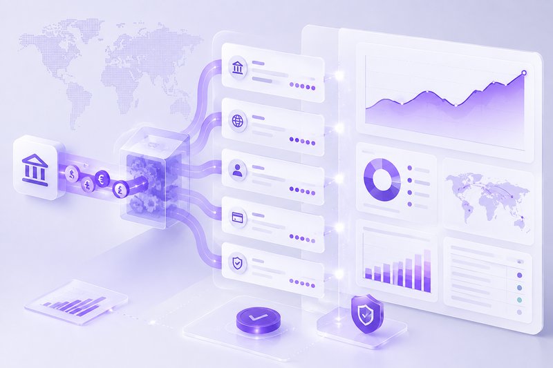 B2B payment analytics dashboard revealing hidden transaction costs