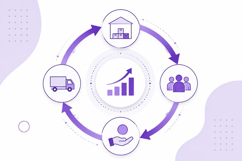 Cash conversion cycle working capital optimization diagram